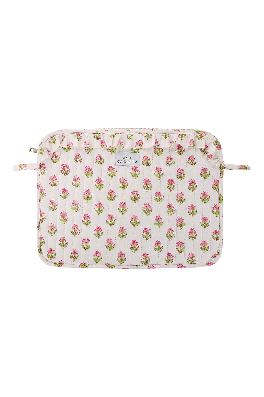 Pink Floral Laptop Case