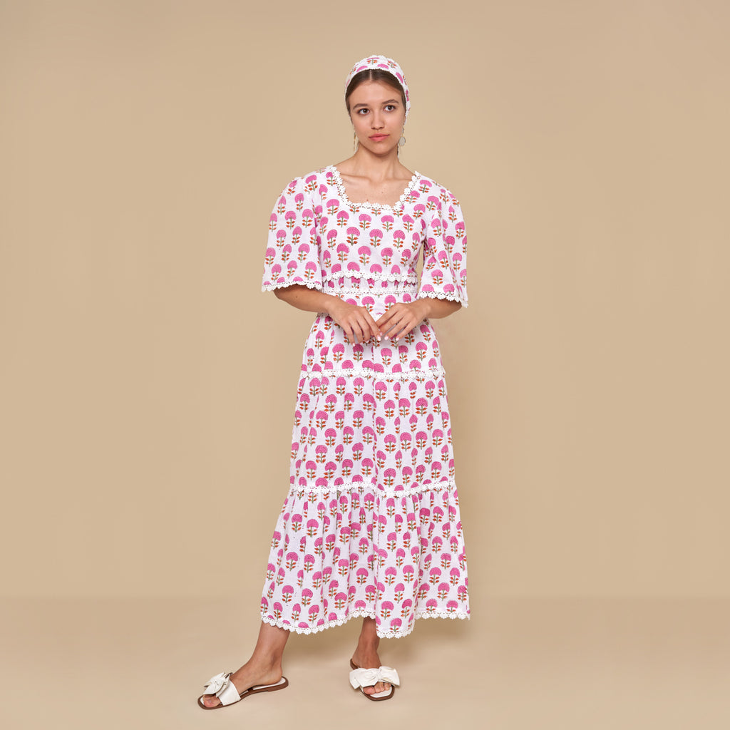 The Betty Block Print Dress