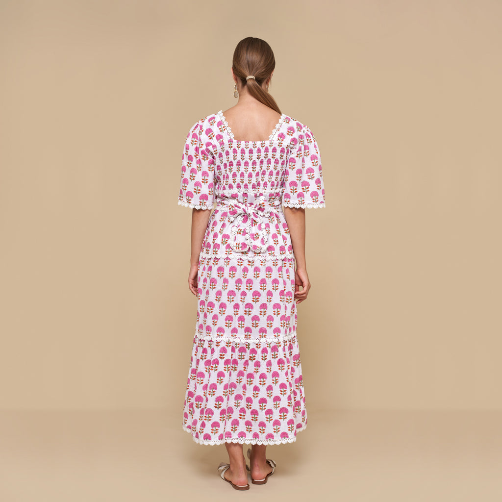 The Betty Block Print Dress