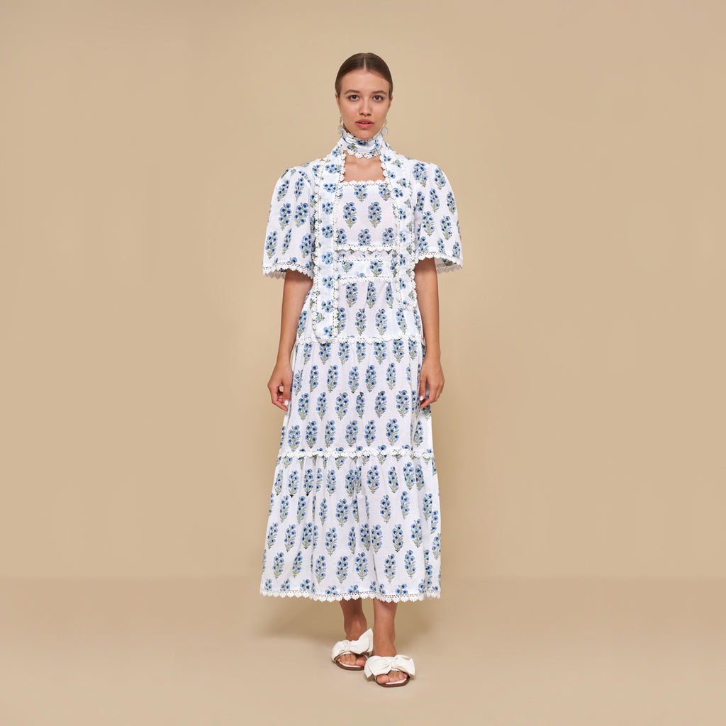 The Farrah Block Print Dress