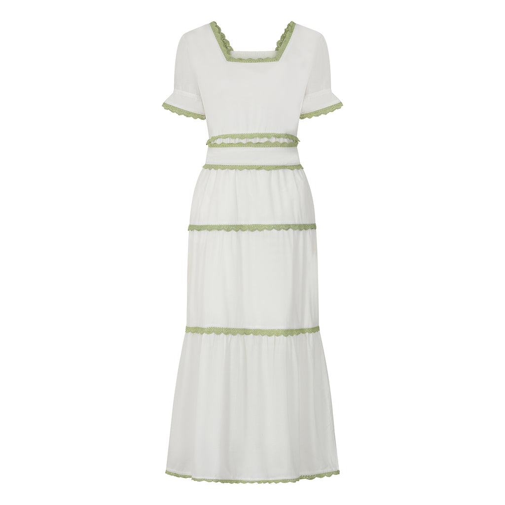 The Tara White Maxi Dress
