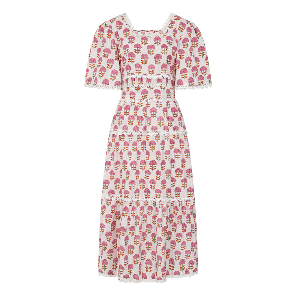 The Betty Block Print Dress