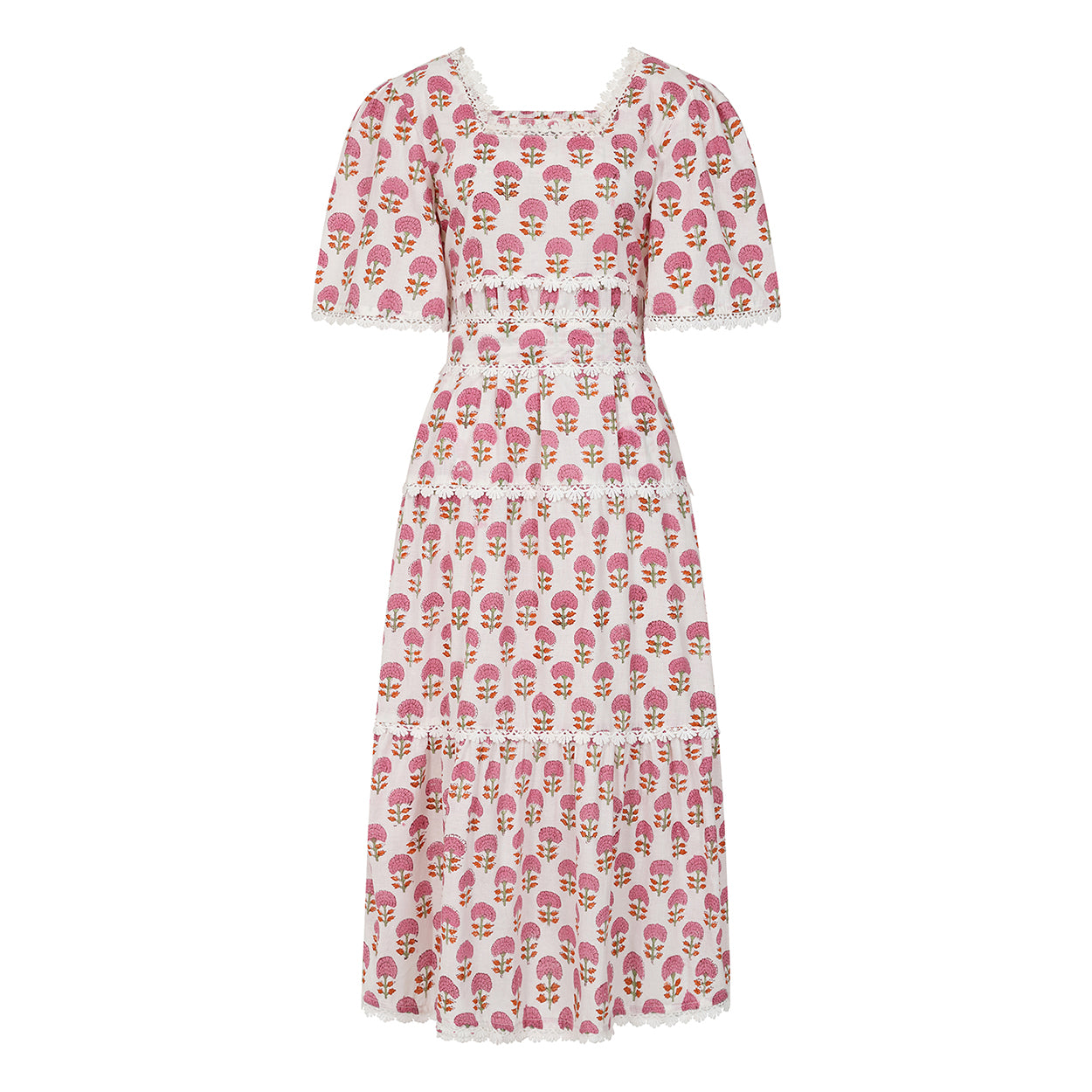 The Betty Block Print Dress